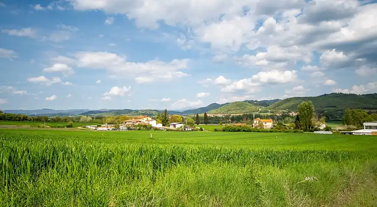 Gårdshus i Città di Castello