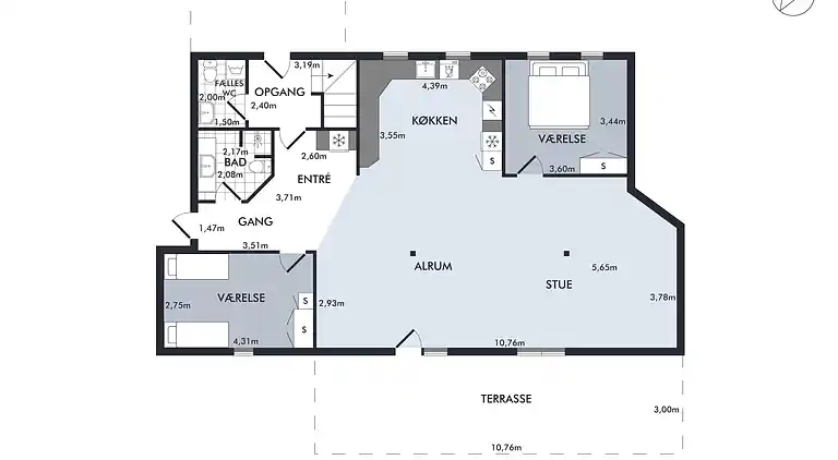 Feriebolig ved Øer Strand