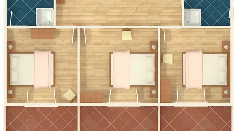 Komfortable Ferienwohnung am Strand Zubovici, Pag (A-4065-a)