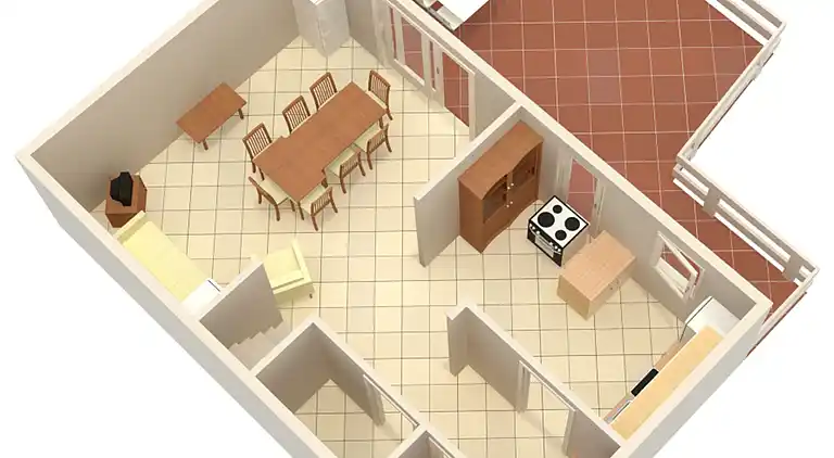 Komfortable Ferienwohnung am Strand Zubovici, Pag (A-4065-a)