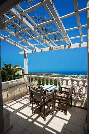 Ganze private Suite mit Meerblick mit Balkon,