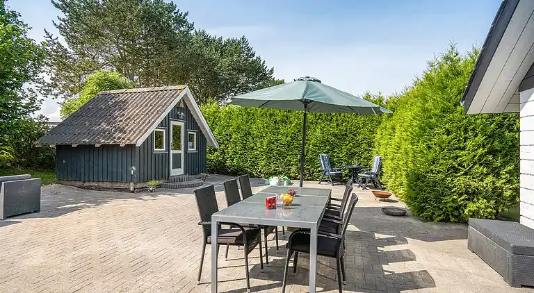 Gemütliches Ferienhaus in Strandnähe