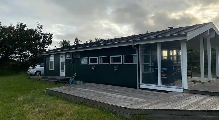 Feriehus nær strand og Fårup Sommerland