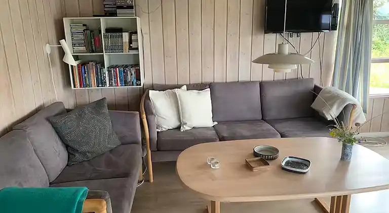 Feriehus nær strand og Fårup Sommerland