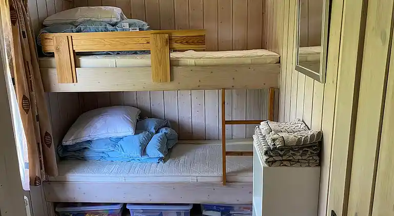 Feriehus nær strand og Fårup Sommerland