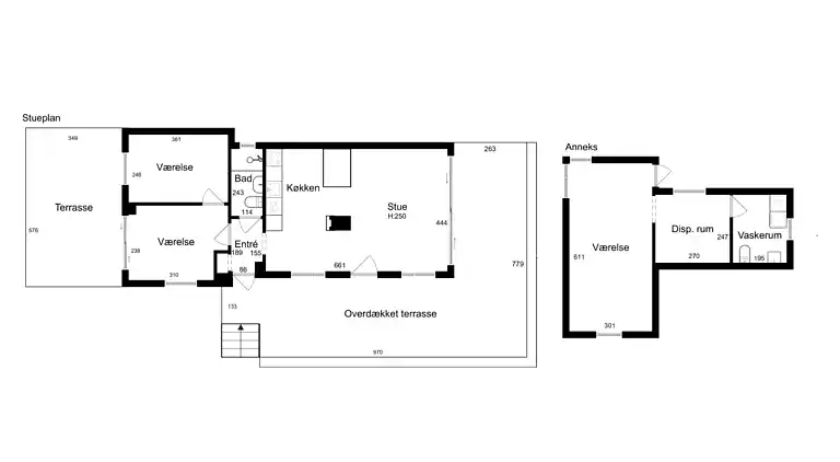 Dejligt romantisk fristed tæt ved en smuk strand