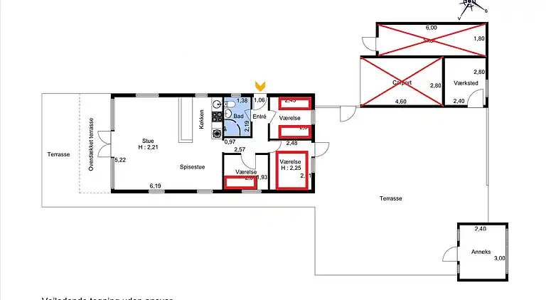 Gemütliches Ferienhaus in Strandnähe