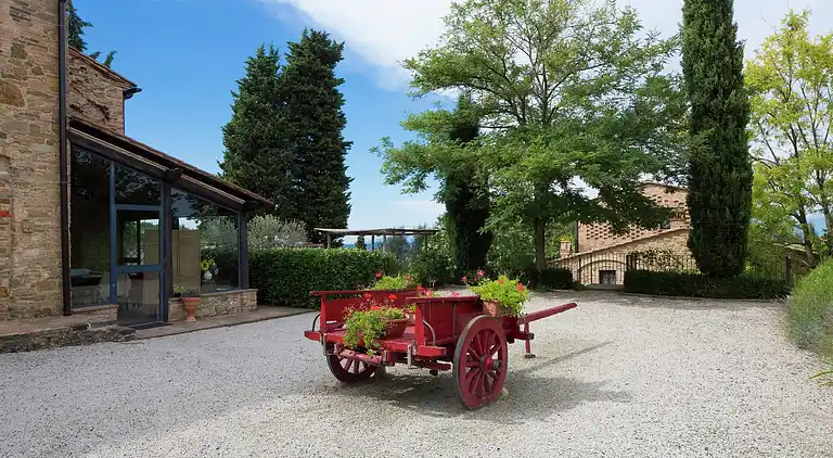 Gårdshus i Sant'Antonio