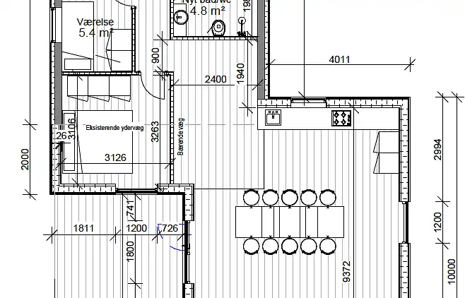 Feriebolig ved Bratten Strand