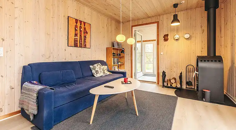 Gemütliches Ferienhaus mit Blick auf Lyngs Drag