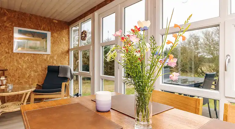 Gemütliches Ferienhaus mit Blick auf Lyngs Drag