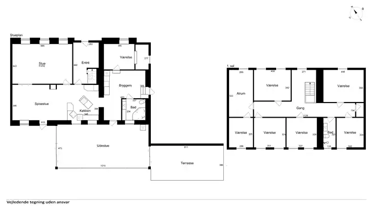 Stort feriehus ved Tønder