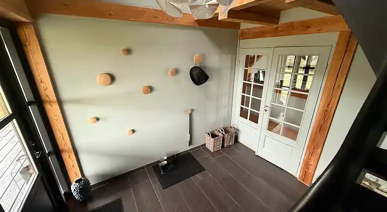 Blockhaus mit Blick auf Meer, Fjord und Lemvig