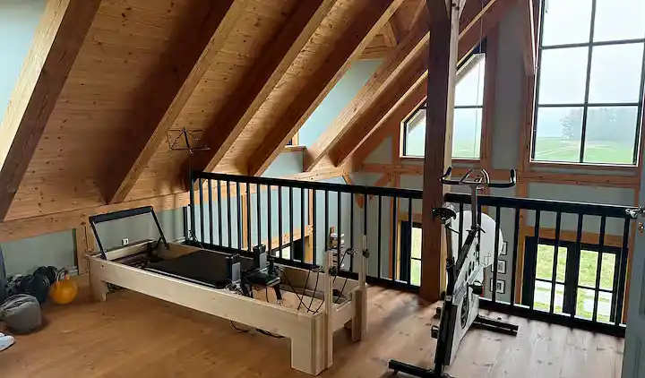 Blockhaus mit Blick auf Meer, Fjord und Lemvig