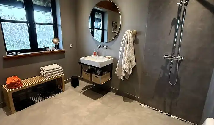 Blockhaus mit Blick auf Meer, Fjord und Lemvig