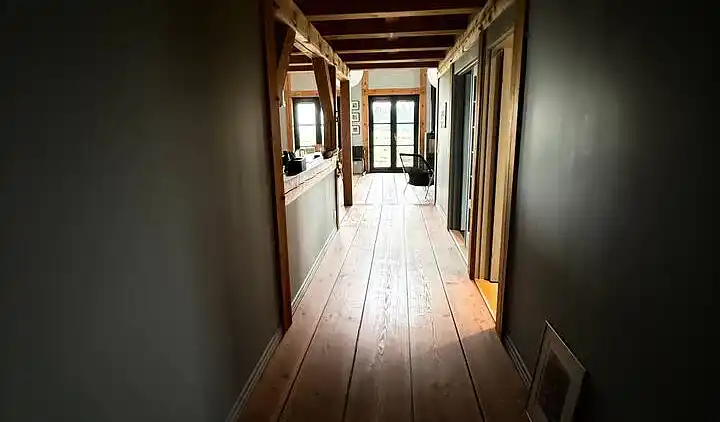 Blockhaus mit Blick auf Meer, Fjord und Lemvig