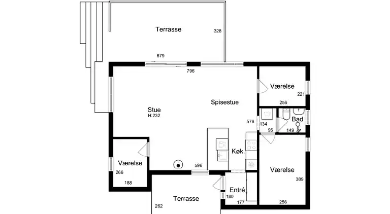 Ferienhaus mit Fjordblick in Vellerup