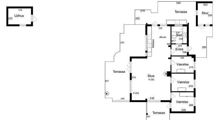 Charmantes Haus nahe privatem Strand und Natur