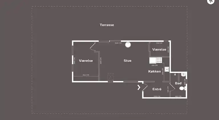 Schönes Ferienhaus nahe schönem Badestrand