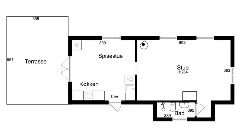 Ferienhaus im schönen Vang