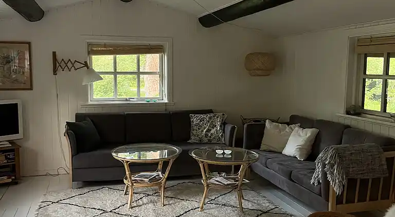 Hyggeligt sommerhus tæt på skov og strand