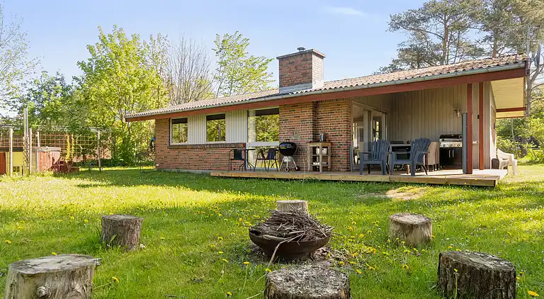 Charmantes Backsteinhaus mit Sauna und Fjordblick