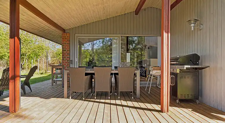 Charmantes Backsteinhaus mit Sauna und Fjordblick