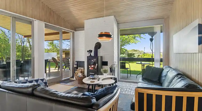 Charmantes Backsteinhaus mit Sauna und Fjordblick