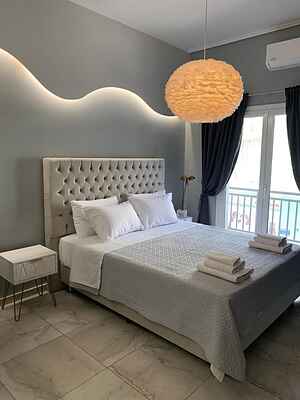 Modern apartment with sea view, 2 minutes from the beach, 