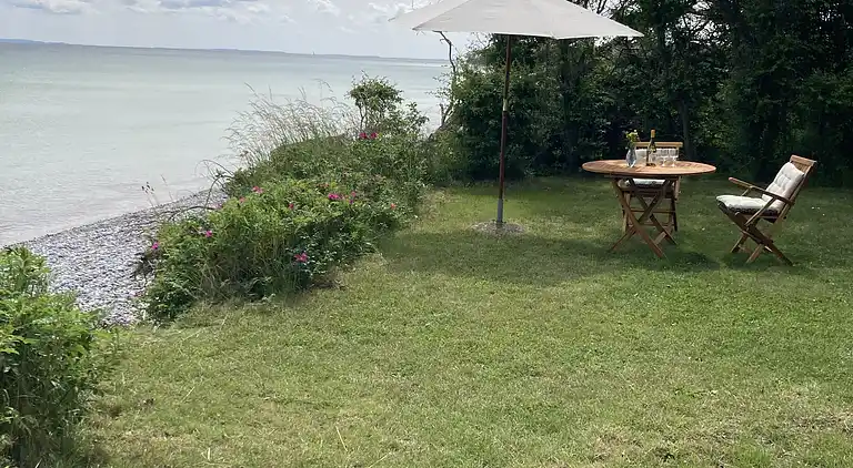 Feriehus ved vandkanten i Rødvig på Stevns