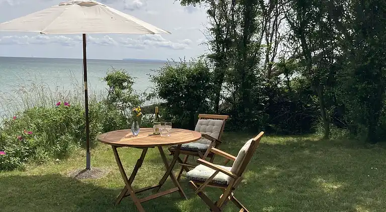 Feriehus ved vandkanten i Rødvig på Stevns