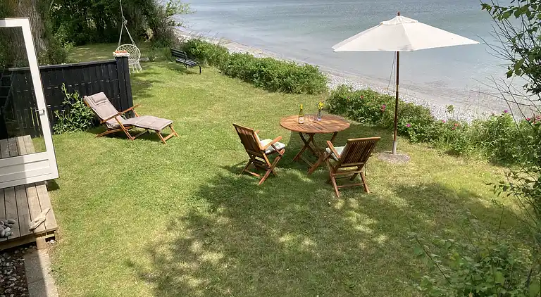 Feriehus ved vandkanten i Rødvig på Stevns