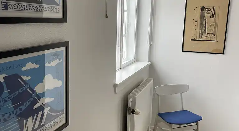 Wohnung bei Strand, Hafen und Küstenweg