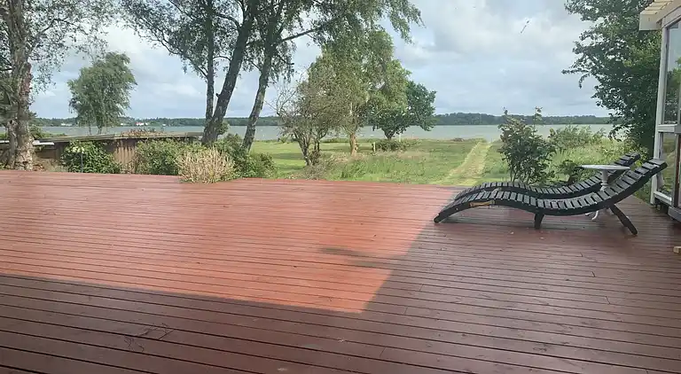 Ferienhaus mit Fjordblick