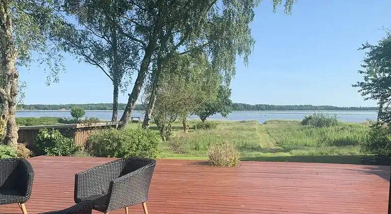 Ferienhaus mit Fjordblick