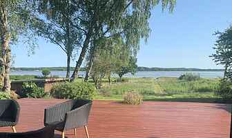 Ferienhaus mit Fjordblick