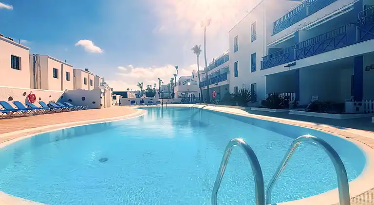 Apartment Bellisima mit Pool & Wifi, nur 200m vom Meer in