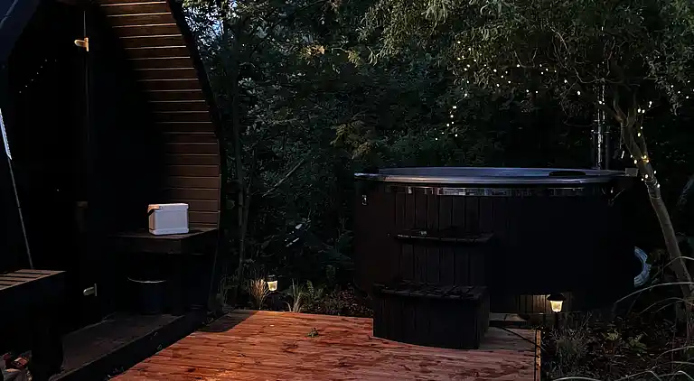 Strandnahes Refugium mit Garten und Sauna