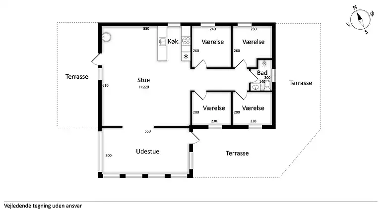 Dejligt sommerhus i Nordjylland incl. rengøring 