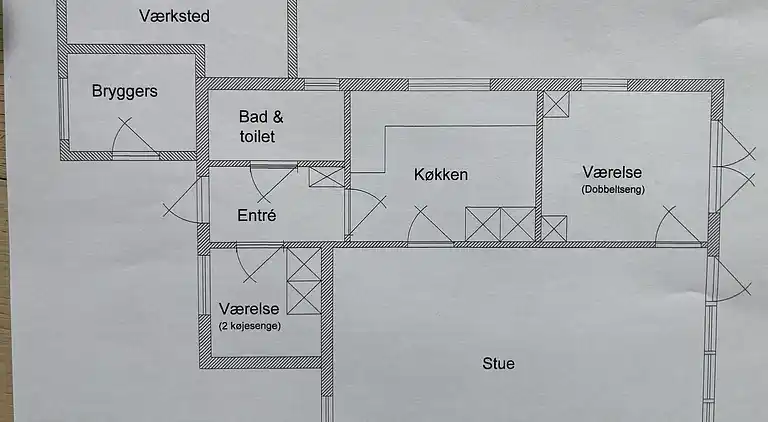 Feriehus ved vandkanten i Rødvig på Stevns