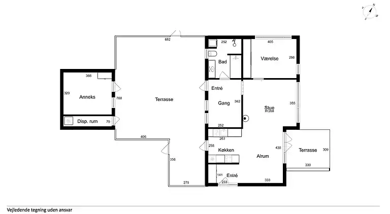 Skøn bolig i As Vig 100 m fra strand