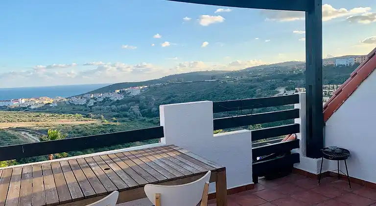 Penthouse mit Pool in Manliva