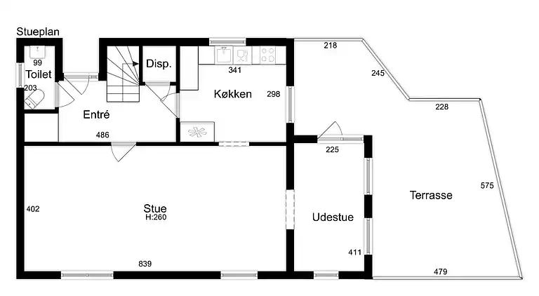 Familievenligt sommerhus med udsigt til Østersøen