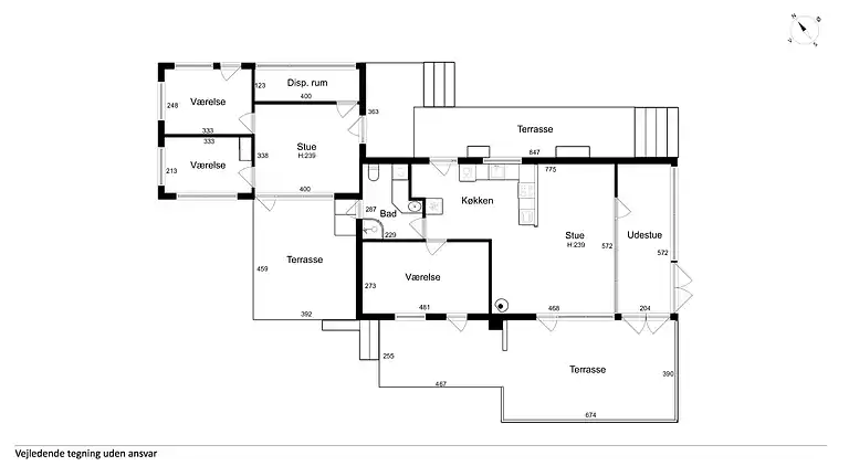 Renoveret perle med udsigt og solterrasser