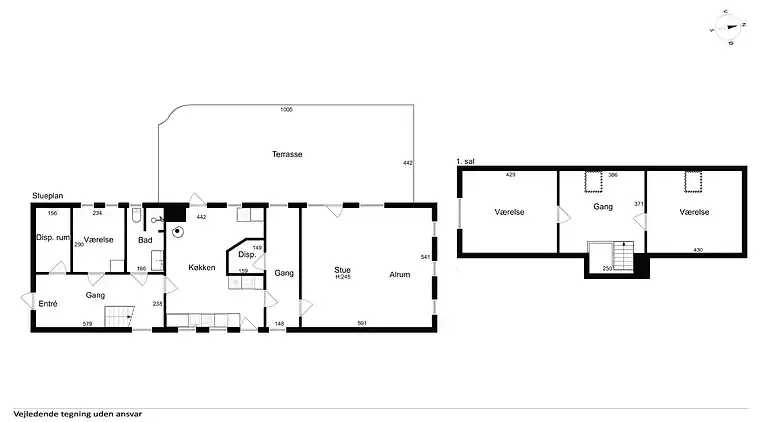 Naturnahe Lage bei Wald, Golf und Strand