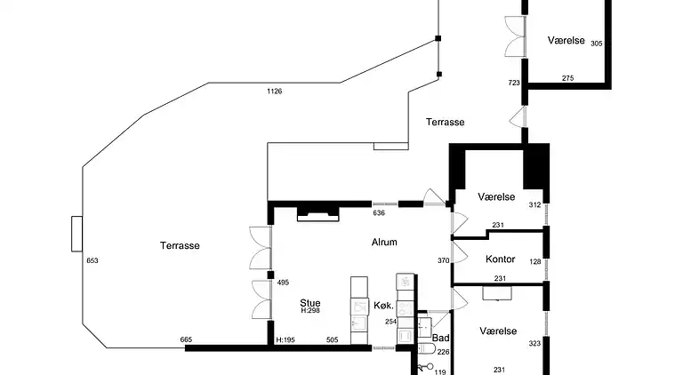 Ruhe, Natur, Schutz und Blick über den Fjord