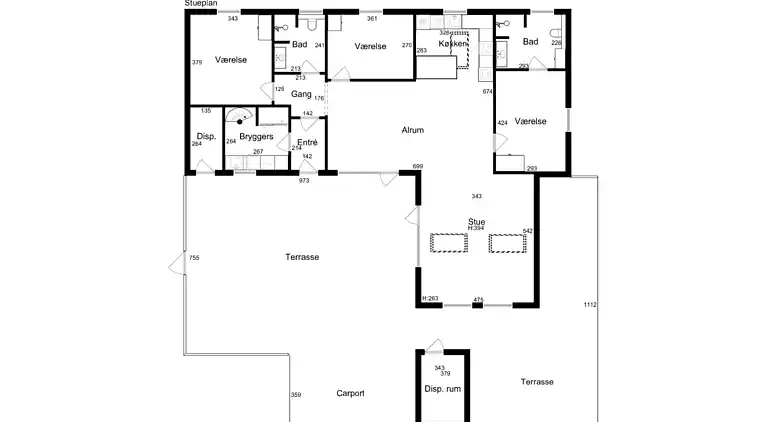 Semesteridyll med terrass och rum i Skagen