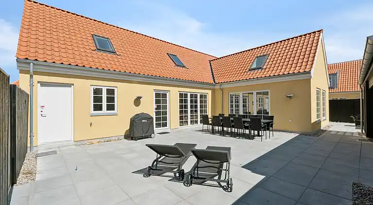 Semesteridyll med terrass och rum i Skagen