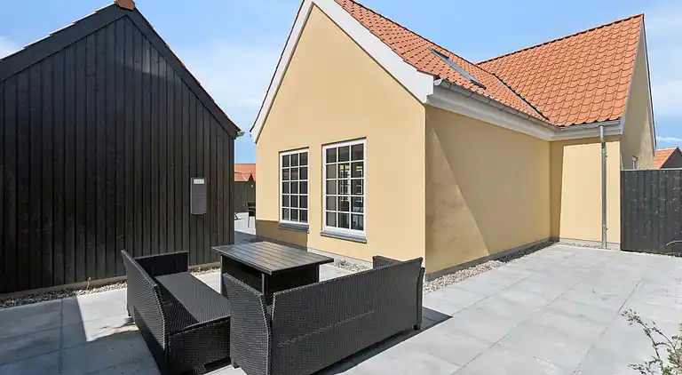 Semesteridyll med terrass och rum i Skagen