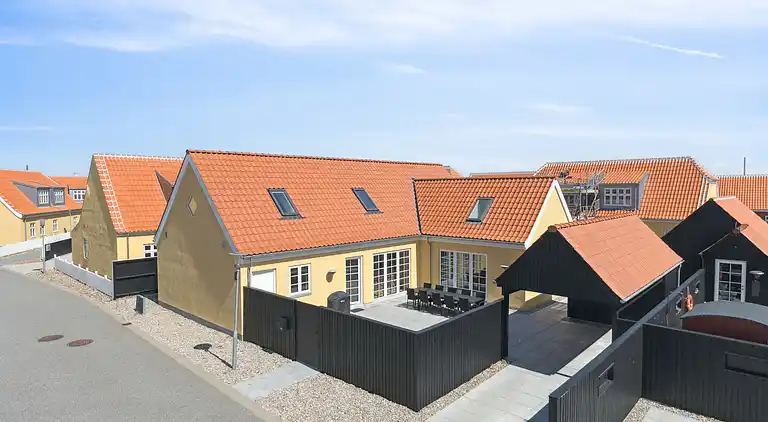 Semesteridyll med terrass och rum i Skagen